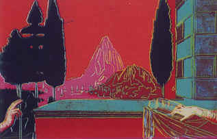 [Andy Warhol Details of Renaissance Paintings; (Leonardo Da Vinci, The Annunciation, 1472)]